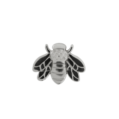 [Leroi] 14k White Gold Honey Bee