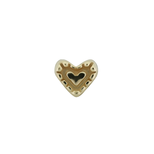 [Leroi] 14k Yellow Gold Fancy Heart