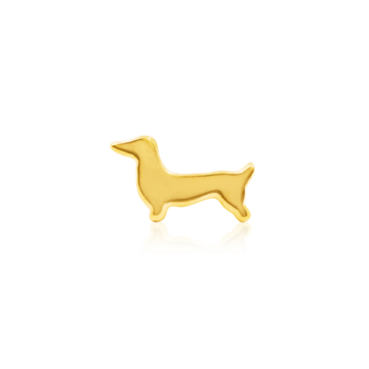 [Junipurr] 14k Gold Weiner Dog