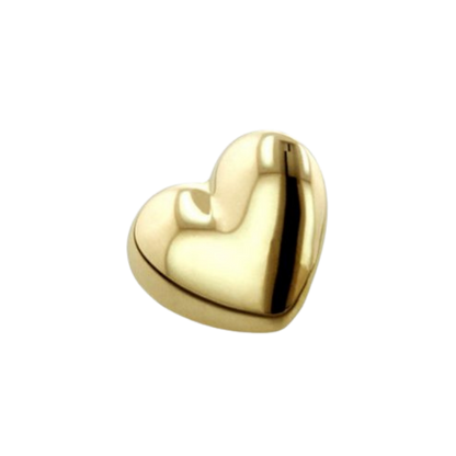 [Anatometal] 18k Rose Gold Puffy Heart (RARE)