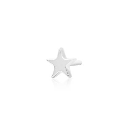 [Junipurr] 14k White Gold Star