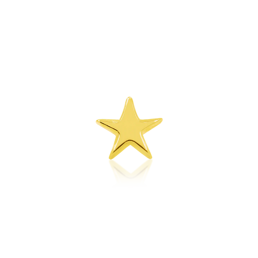 [Junipurr] 14k Yellow Gold Star
