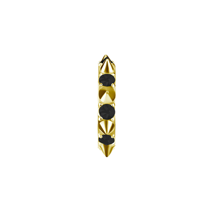 Mohawk Clicker with 18k Gold PVD