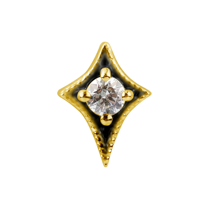 18k Gold Shalita Diamond Premium Zirconia