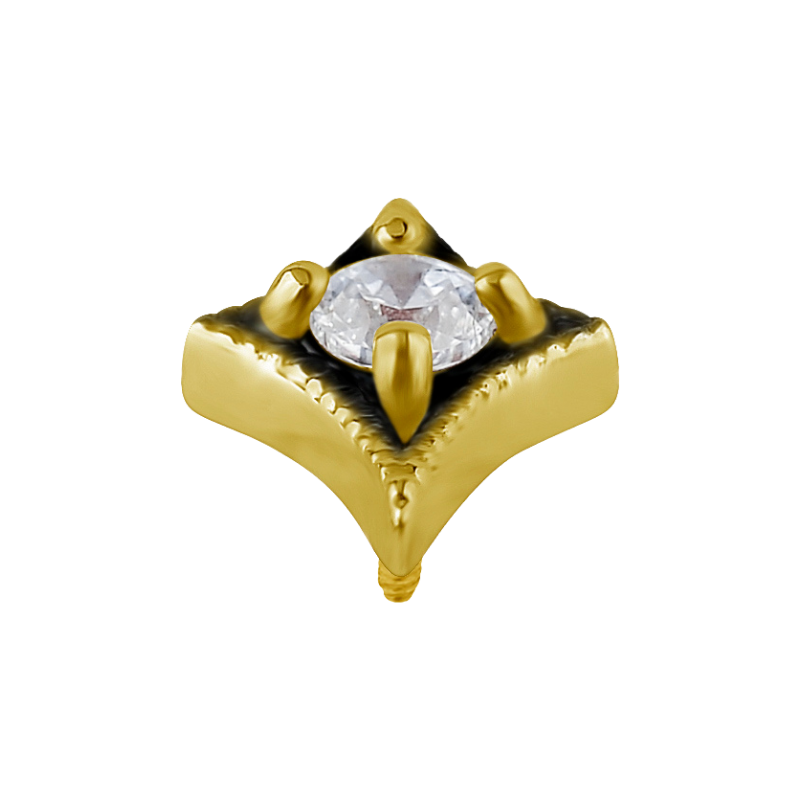 18k Gold Shalita Diamond Premium Zirconia