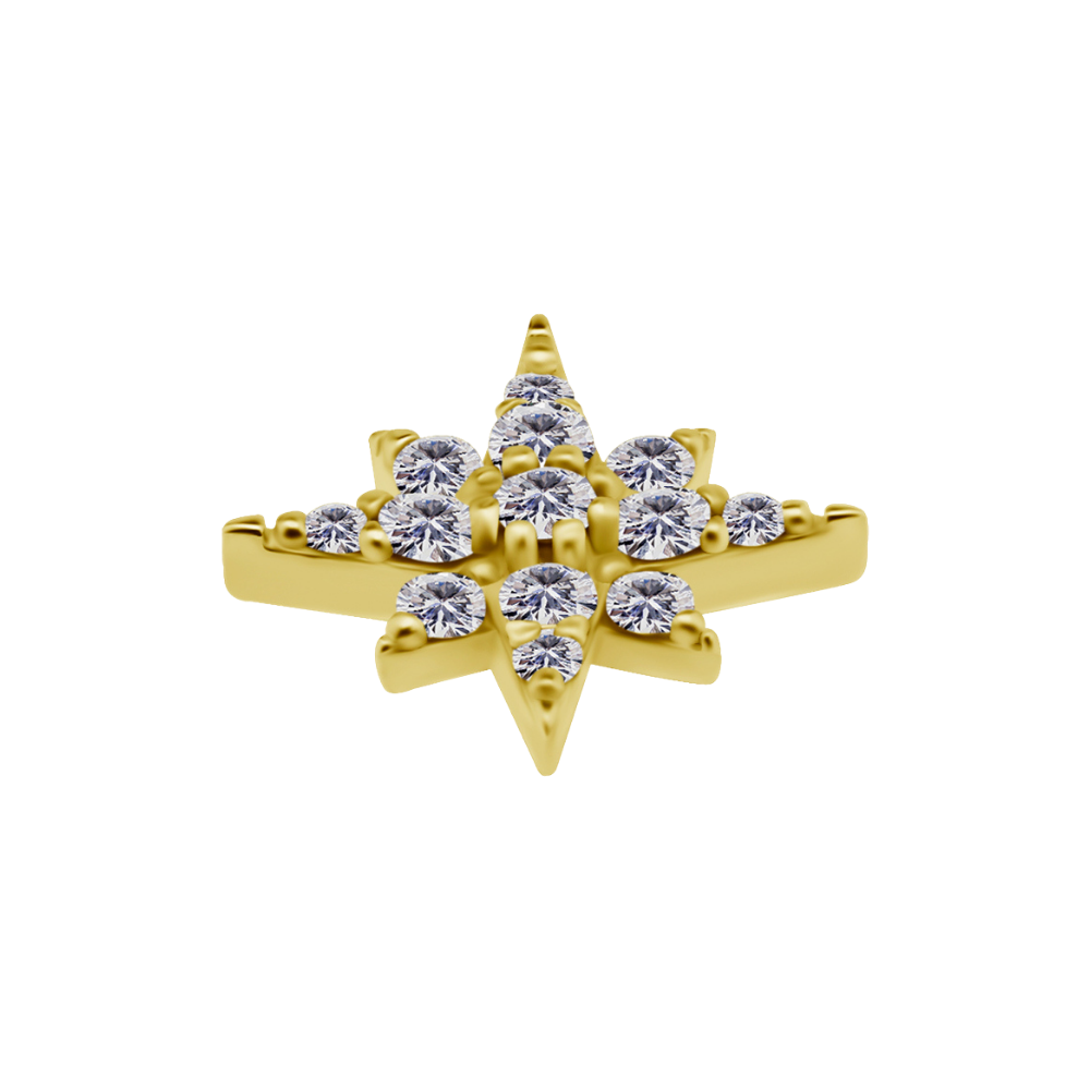 [Attic Luxe] 18k Gold Nordic Star