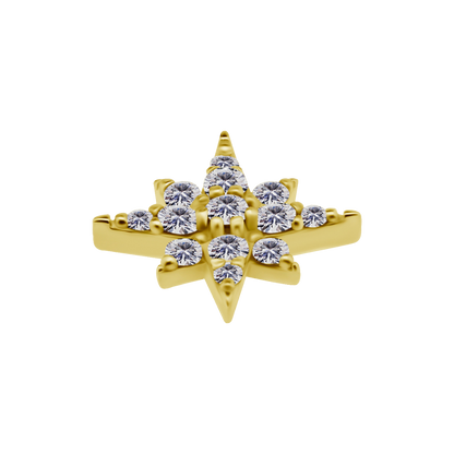 [Attic Luxe] 18k Gold Nordic Star