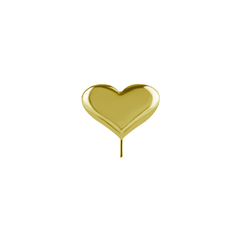 18K Gold Heart