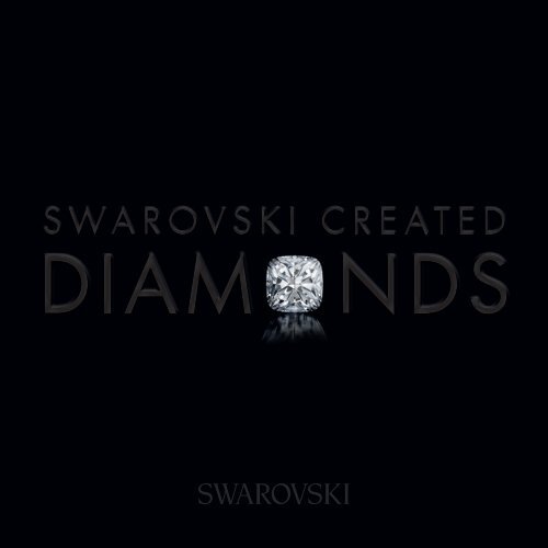 18k Gold Push Pin Flatback with SWAROVSKI® CREATED DIAMOND